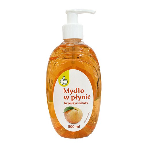 Mydło w płynie brzoskwiniowe Auchan 500 ml