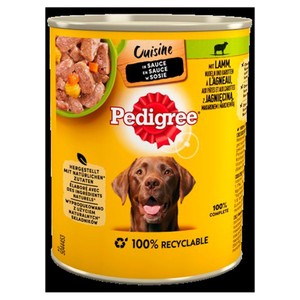 Karma mokra dla psów jagnięcina w sosie  Pedigree 800 g