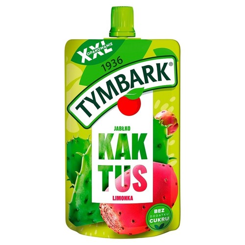 Mus wieloowocowy z dodatkiem witaminy C i kwasu pantotenowego. Przecierowy, pasteryzowany. Bez dodatku cukrów. Zawiera naturalnie występujące cukry. Źródło błonnika, witaminy C i kwasu pantotenowego.  Tymbark 200 g
