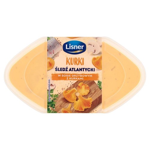 Filety śledziowe bez skóry w sosie grzybowym Lisner 280 g