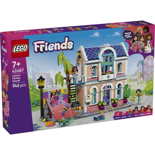 Zestaw konstrukcyjny Friends Dom rodzinny Liann 42687 LEGO 1 sztuka
