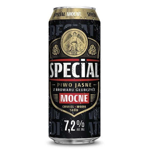 Piwo jasne Mocne alk. 7,2% obj. Special 500 ml