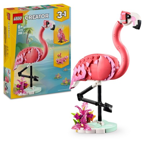 Creator 3 w 1 Dzikie zwierzęta: różowy flaming 31170 LEGO 1 sztuka