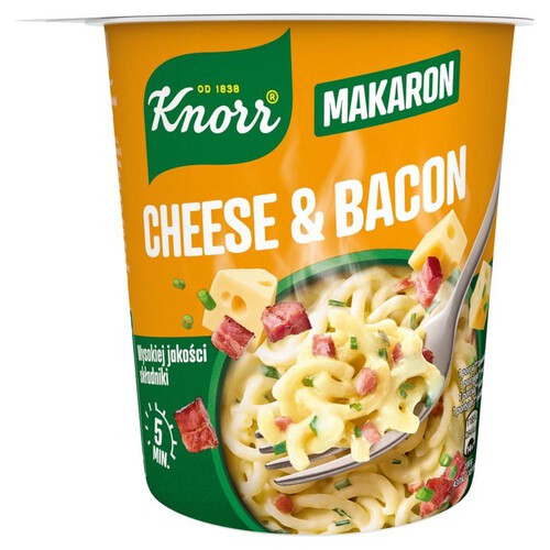 Danie makaron ser z bekonem Knorr 71 g