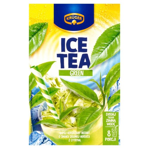 Ice Tea o smaku zielonej herbaty z cytryną Kruger 8 saszetek