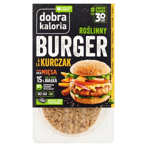 Roślinny burger ala kurczak Dobra Kaloria 170 g