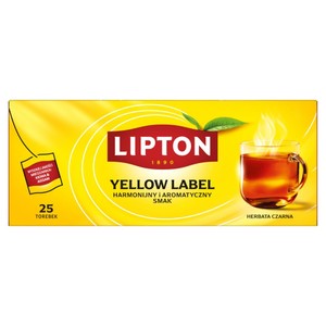 Herbata czarna z naturalnym aromatem Lipton 25 tb