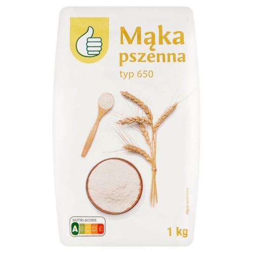 Mąka pszenna typ 650 uniwersalna Auchan 1 kg