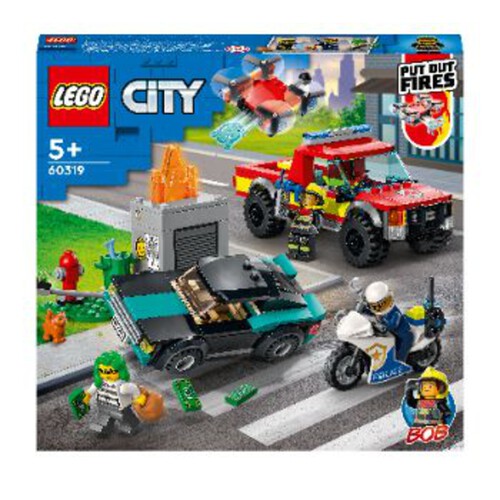 City Akcja strażacka i policyjny pościg 60319 LEGO 1 sztuka