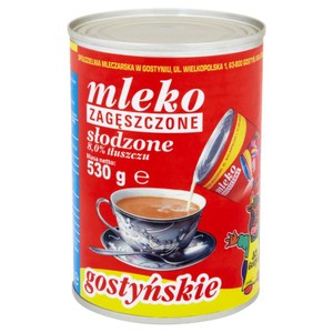 Mleko zagęszczone słodzone 8% Gostyńskie 530 g