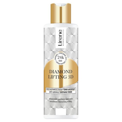 Tonik do twarzy diamentowy lifting Lirene 200 ml