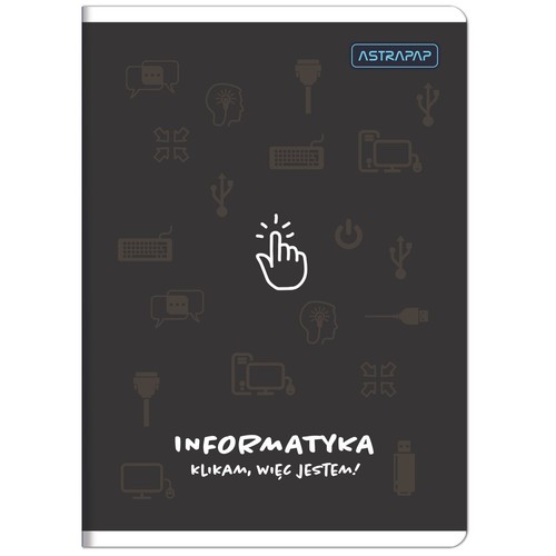 Zeszyt tematyczny Astrapap A5 60k kratka Informatyka ASTRA 1 sztuka