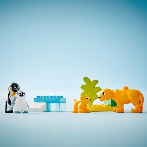 DUPLO® Rodziny dzikich zwierząt: pingwiny i lwy 10442 LEGO 1 sztuka