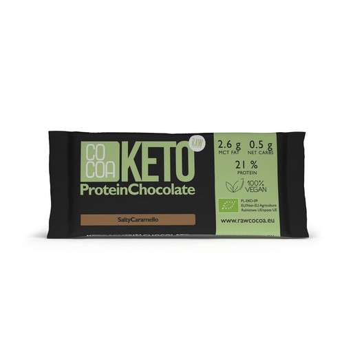 BIO KETO Czekolada proteinowa o smaku słonego karmelu Cocoa 40 g