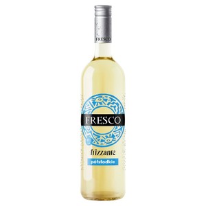 Wino białe półsłodkie lekko musujące Fresco 750 ml