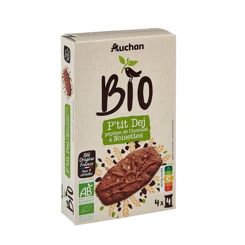 BIO Ciastka czekoladowe  Auchan 200 g