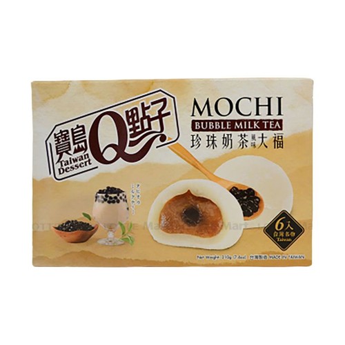 Mochi Ciasteczka ryżowe z nadzieniem Bubble Tea   Q Brand 210 g