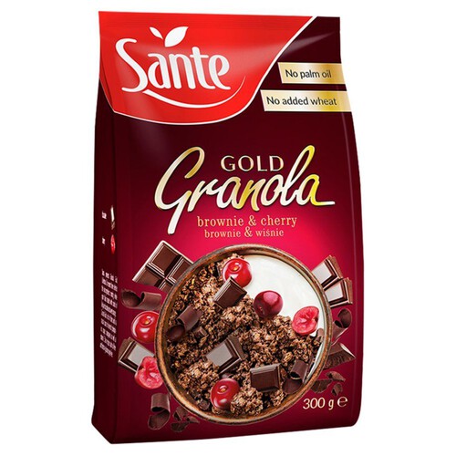 Granola gold brownie Sante 300 g