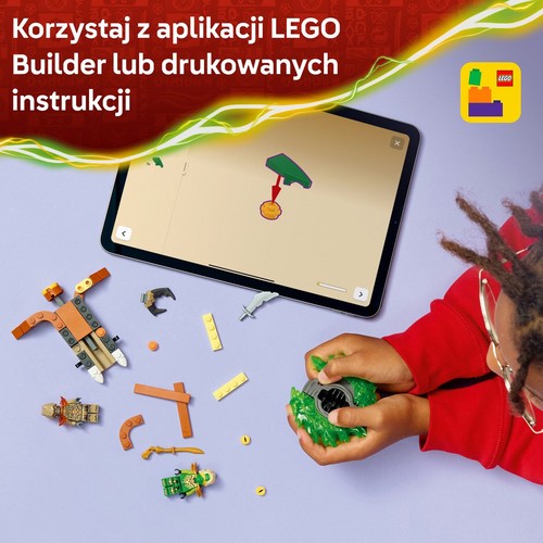 Zabawka NINJAGO® Lloyd kontra ziemny potwór na spinnerze 71850 LEGO 1 sztuka