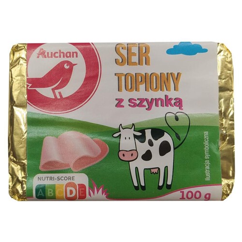 Ser topiony z szynką Auchan 100 g