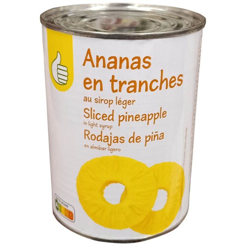 Ananas plastry w syropie  Auchan 560 g