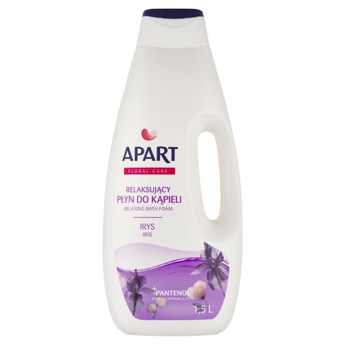 Płyn do kąpieli Apart Floral Care o zapachu irysa, z pantenolem, 1.5 L.