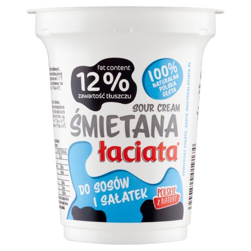 Śmietana 12% Łaciata 330 g