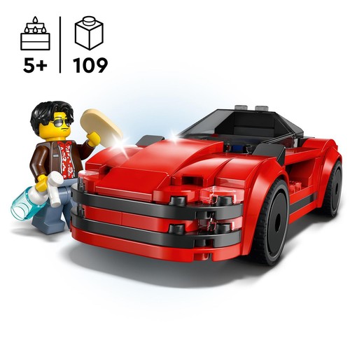 City Czerwony samochód sportowy 60448 LEGO 1 sztuka