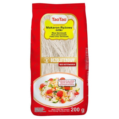 Makaron ryżowy nitki Tao Tao 200 g