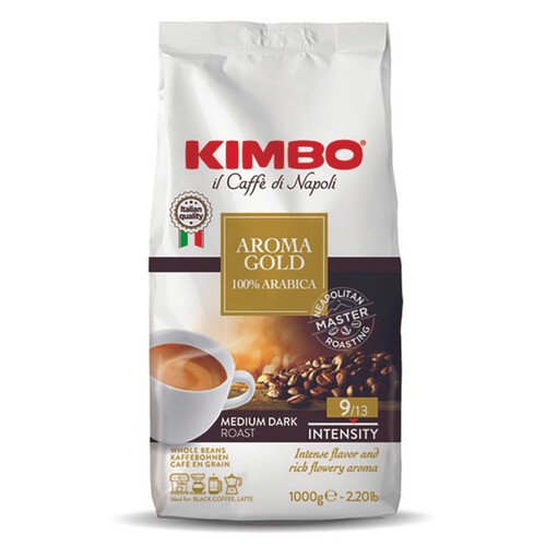 Kawa ziarnista Aroma Gold  Kimbo 1 kg