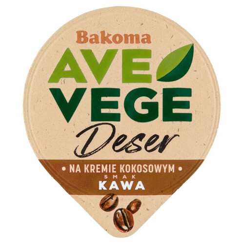 Vege deser kokosowy o smaku kawy Bakoma 150 g