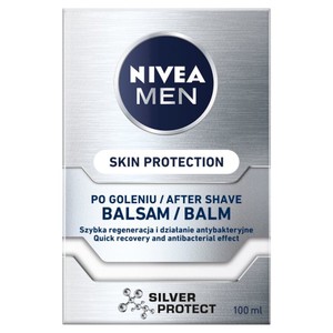 Balsam po goleniu Silver Protect  NIVEA MEN 100 ml