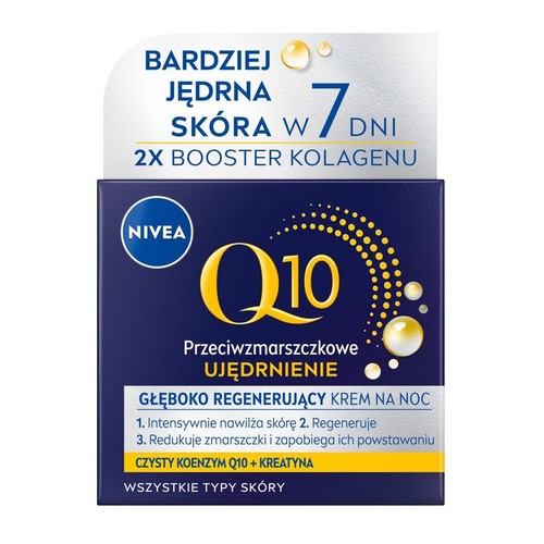 Przeciwzmarszczkowy krem na noc Q10 Ujędrnienie  Nivea  50 ml