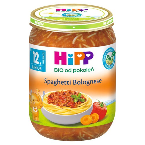 BIO Junior danie spaghetti bolognese HIPP 250 g