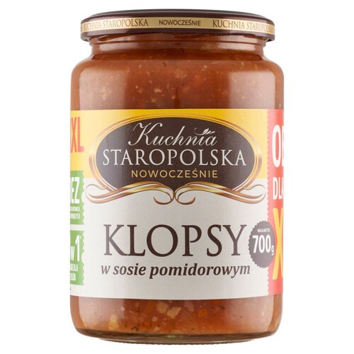 Klopsy w sosie pomidorowym Kuchnia Staropolska 700 g