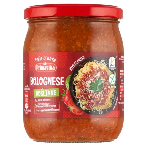 Bolognese roślinne Primavika 470 g