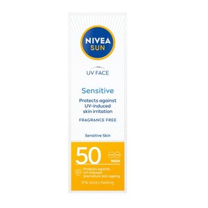 Sensitive Krem do twarzy skóra wrażliwa SPF 50 Nivea Sun 50 ml