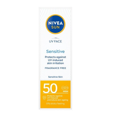 Sensitive Krem do twarzy skóra wrażliwa SPF 50 Nivea Sun 50 ml