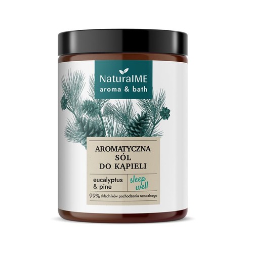 Aromatyczna sól do kąpieli eucalyptus & pine NaturaIME 460 g