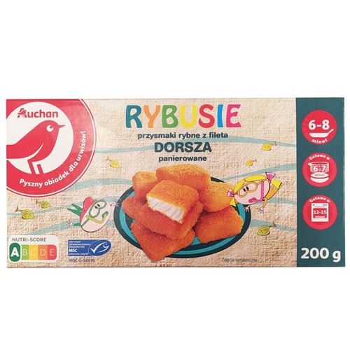 Rybusie z dorsza Auchan 200 g