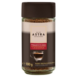 Kawa rozpuszczalna liofilizowana  Astra 100 g