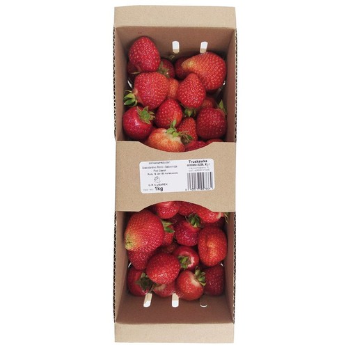 Truskawki odmiana: Alba. klasa I  Owoce  Auchan 1 kg