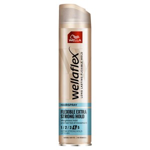 Lakier do włosów Extra Strong Hold 4 Wellaflex 250 ml