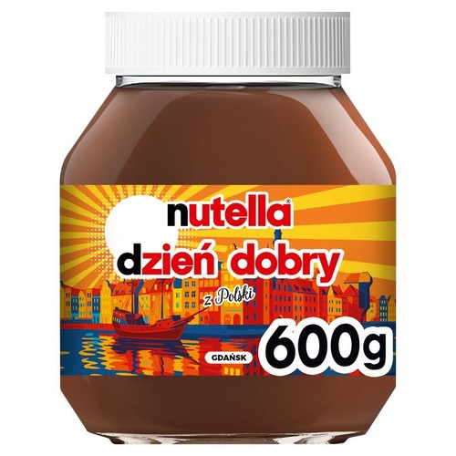 Krem do smarowania z orzechami laskowymi i kakao Nutella 600 g