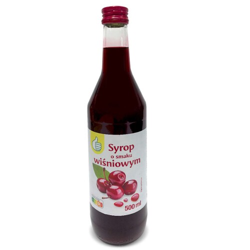 Syrop o smaku wiśniowym Auchan 500 ml