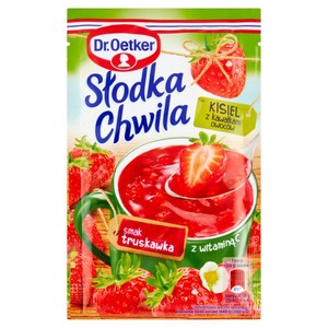 Słodka chwila kisiel o smaku truskawkowym Dr.Oetker 31 g