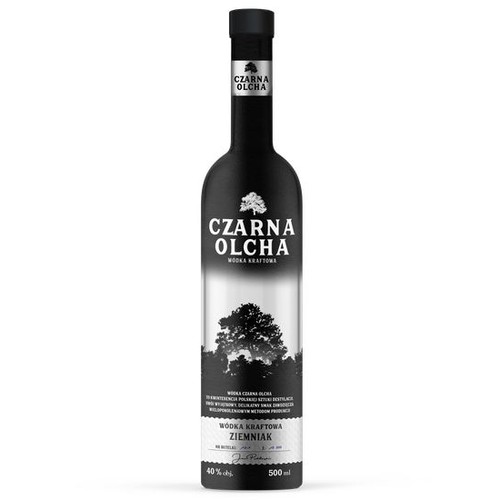 Wódka czysta kraftowa ziemniaczana alk. 40,0% obj. Czarna Olcha 500 ml