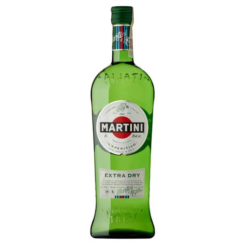 Wermuth Extra Dry 18% Martini 1 l