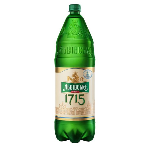 Piwo 1715 alk. 4,5% Lwowskie 2,25 l