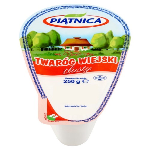 Twaróg wiejski tłusty Piątnica 250 g